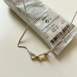 925 Silver Geometric Hook Box Necklace Choker