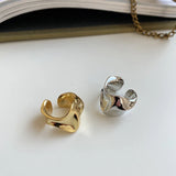 Japanese Style S925 Sterling Silver Ear Clip for Non-Pierced Ears