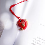 Japan Luck Koi Bells Pendant DIY Trinkets Phone Lanyard Accessory