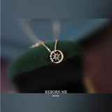 Japan S925 Silver Plated 18k Necklace Women's Celebrity Clavicle Chain