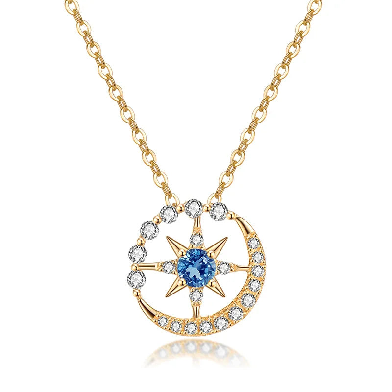 Japan S925 Silver Plated 18k Necklace Women's Celebrity Clavicle Chain
