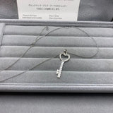 S925 Sterling Silver Love Key Pendant Necklace French Regular Fashion Trend