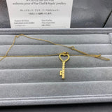 S925 Sterling Silver Love Key Pendant Necklace French Regular Fashion Trend