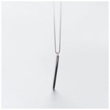 Japan South Korea Women's 925 Sterling Silver One-line Long Necklace