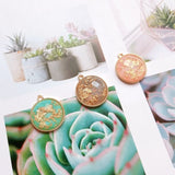 Japanese & Korean DIY Jewelry Accessories Alloy Inlaid Foil Diamond Eardrop