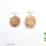 Japanese & Korean DIY Jewelry Accessories Alloy Inlaid Foil Diamond Eardrop