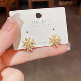 Japan & Korea Fashion Fireworks Pearl Earrings 925 Silver Sweet Niche Earrings
