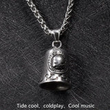 Japan & South Korea Motorcycle Bell Men's Necklace Pendant Chain