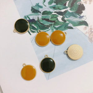 Oil Alloy Mini Candy Pendant DIY Jewelry Earrings 6pcs