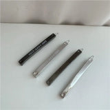 Japan & SK Matte Silver Hairpin Liu Hai Clip Word Clip Duck Beak Clip