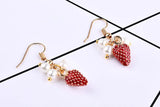 Japan & South Korea Strawberry Pendant DIY Earrings Hair Rope Material
