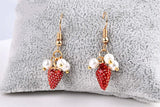 Japan & South Korea Strawberry Pendant DIY Earrings Hair Rope Material
