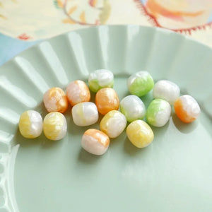 Japanese Bubblegum Texture Drum Beads DIY Jewelry Hair Material