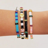 Japanese Ceramic Bracelet Boho Women's Jewelry Statement