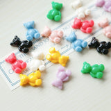 Japanese Bear Resin Earrings Hairpin DIY Jewelry Materials