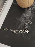Japanese s925 Sterling Silver Heavy Industry Lock Bracelet