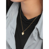 Japan Light & Diamond Love S925 Silver Necklace For Women