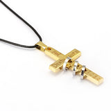 Anime Death Note Necklace Yagami Light Letter L Pendant Chains Cosplay Jewelry