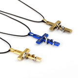Death Note Necklace Yagami Light Letter L Alloy Pendant 4 Colors