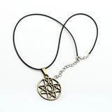 Anime Fullmetal Alchemist Necklace Edward Elric Pendant Hollowed Out Alloy