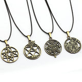 Anime Fullmetal Alchemist Necklace Edward Elric Hollowed Out Pendant