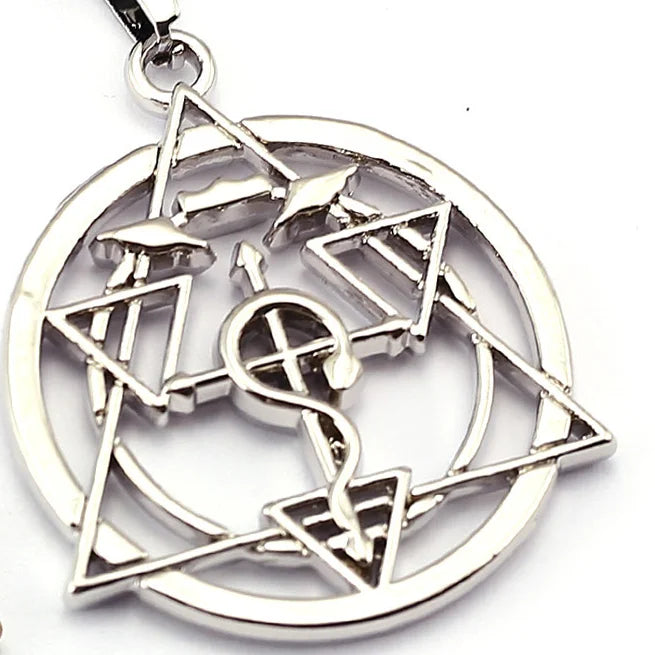 Anime Fullmetal Alchemist Edward Elric Necklaces Alloy Pendants