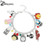 Anime Charm Bracelet Crystal Vintage Women Jewelry Gift