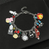 Anime Charm Bracelet Crystal Vintage Women Jewelry Gift