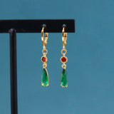 Howls Moving Castle Hauru Green Gem Eardrop for Men