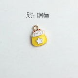 40pcs Japanese Cartoon Cat Enamel Charms for Jewelry Making