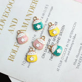 40pcs Japanese Cartoon Cat Enamel Charms for Jewelry Making