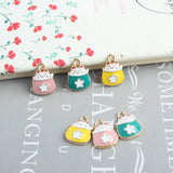 40pcs Japanese Cartoon Cat Enamel Charms for Jewelry Making