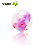 Cherry Blossom Glass Bead Bracelet with Japanese String Beads