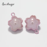Japanese Sakura Jingle Bells Good Luck Charms Necklace Pendant