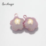 Japanese Sakura Jingle Bells Good Luck Charms Necklace Pendant