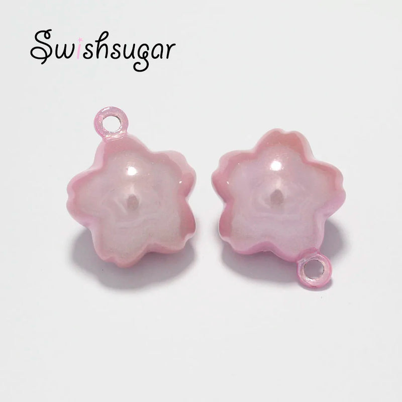 Japanese Sakura Jingle Bells Good Luck Charms Necklace Pendant