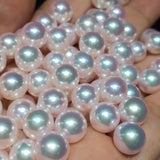 Japanese Flower Bead Akoya Natural Sea Water Pearl Nude Bead Small Pearl
