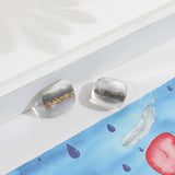 Japanese Gradient Blooming Foil Resin Patch DIY Earrings Material