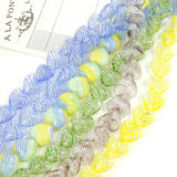 Japanese Striped Love Glass Beads DIY Necklace Earrings Material
