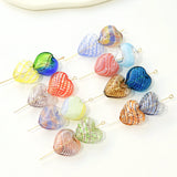 Japanese Striped Love Glass Beads DIY Necklace Earrings Material
