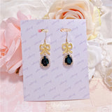 Lolita Style Bow Earrings for Women