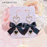 Lolita Style Bow Earrings for Women