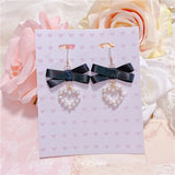 Lolita Style Bow Earrings for Women