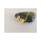 Japanese Name Necklace Personalized Hiragana Katakana Stainless Steel