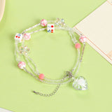 Japanese Glass Love Pendant DIY Jewelry Set