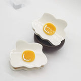 Japanese Ruffled Egg Hair Claws Hairpin Sweet Hair Clips