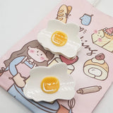Japanese Ruffled Egg Hair Claws Hairpin Sweet Hair Clips