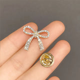 Japanese Style Bow Brooch Small Collar Pin Jewelry