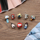 Japanese Style 925 Silver Charm Jewelry for Bracelet Bangle