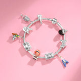 Sushi Circus Show 925 Silver Charms Beads for Bracelet Jewelry